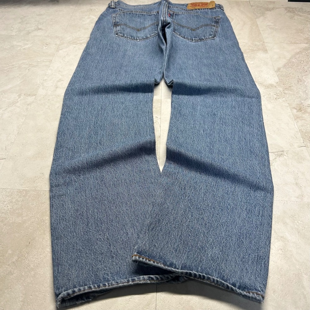 Levi's 501 Original Fit Jeans Blue Mens 32x34 Straight Leg Denim 00501-0193
